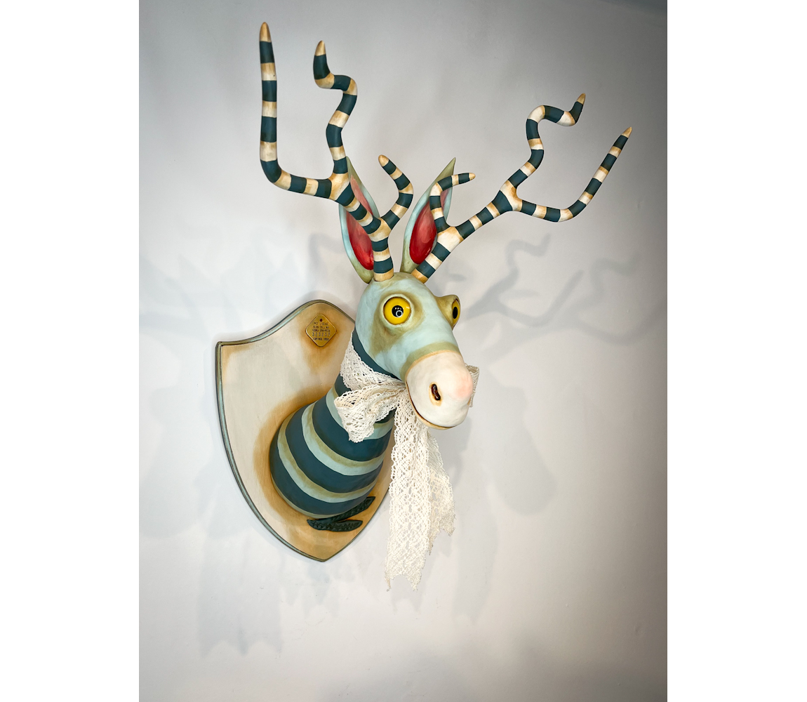 "Pinicola" - Valency Genis | Mixed Media Sculpture